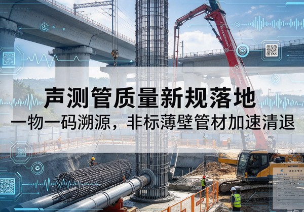 长安声测管质量新规落地，一物一码溯源，非标薄壁管材加速清退